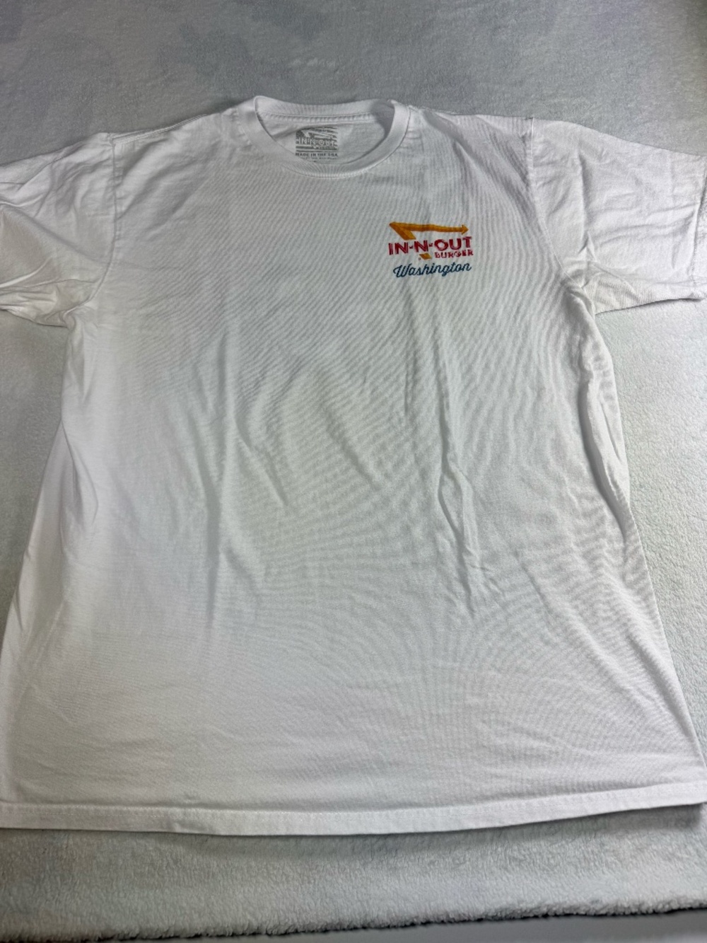 IN-N-OUT WASHINGTON SHIRT SIZE LARGE
